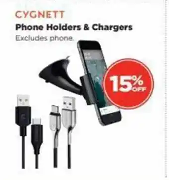 Repco Cygnett phone holders & chargers offer