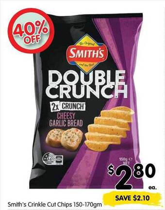 Spar Smith's crinkle cut chips offer