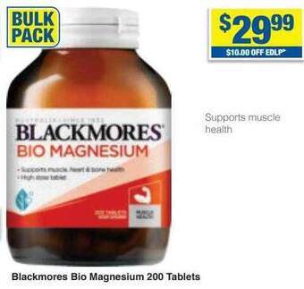 My Chemist Blackmores bio magnesium 200 tablets offer