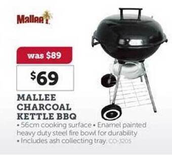 Stratco Mallee charcoal kettle bbq offer