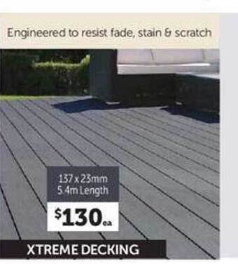 Stratco Xtreme decking offer