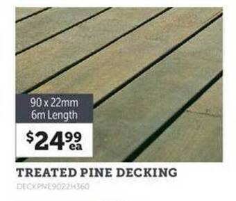 Stratco Treated pine decking offer