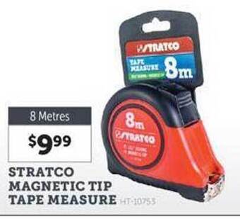 Stratco magnetic tip tape measure