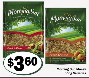 Morning Sun Muesli 650g