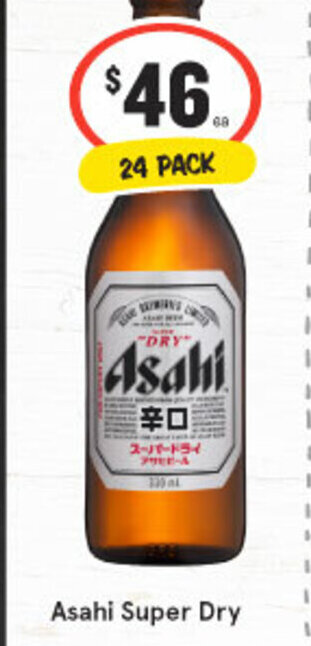 IGA Liquor Asahi Super Dry offer