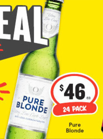 IGA Liquor Pure Blonde offer
