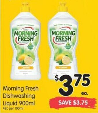 Spar Morning Fresh Dishwashing Liquid 900ml offer