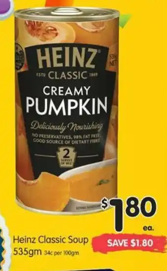 Spar Heinz Classic Soup 535gm offer