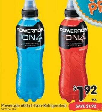 Spar Powerade 600ml offer