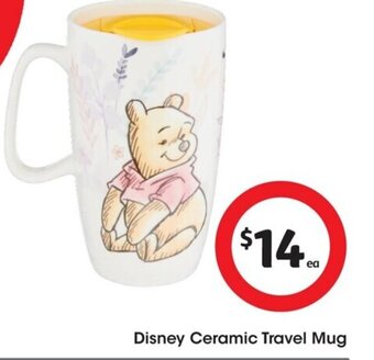 Coles Disney Ceramic Travel Mug offer