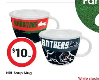 Coles NRL Soup Mug offer
