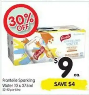 Frantelle Sparkling Water 10x375ml