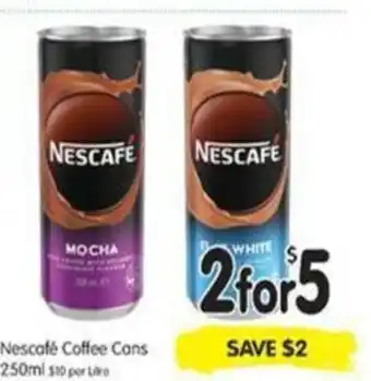 Spar Nescafe Coffe Cans 250ml offer