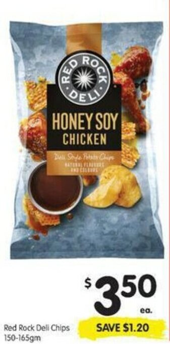 Spar Red Rock Deli Chips 150-165gm offer