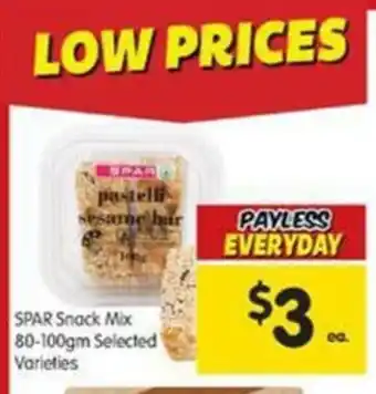 Spar Snack Mix 80-100gm Selected Varieties offer