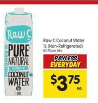 Raw C Coconut Water 1L