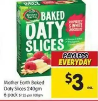 Spar Mother Earth Baked Oaty Slices 240gm 6 pack offer