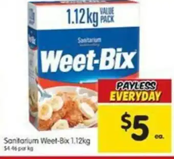 Sanitarium Weel-Bix 1.12kg