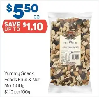 Foodland Yummy Snack Foods Fruit & Nut Mix 500g offer