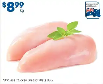 Foodland Skinless Chicken Breast Fillets Bulk offer
