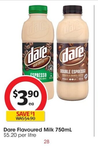Dare Flavoured Milk 750ml