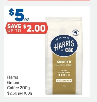 Foodland Harris Ground Coffee 200g offer