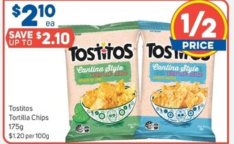 Foodland Tostitos Tortilla Chips 175g offer