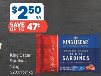 King Oscar Sardines 105g