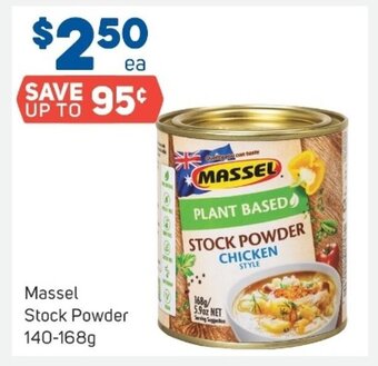 Foodland Massel Stock Powder 140-168g offer