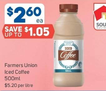 Foodland Farmers Union Iced Coffee 500ml offer