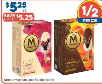 Foodland Streets Magnum Luxe Multipacks 4s offer
