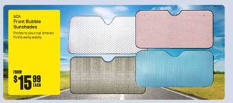 Sca front bubble sunshades