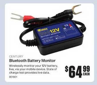 SuperCheap Auto Century bluetooth battery monitor offer