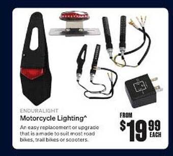SuperCheap Auto Enduralight motorcycle lighting offer