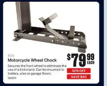 SuperCheap Auto Sca motorcycle wheel chock offer