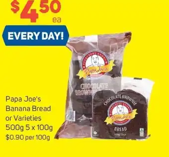 Foodland Papa Joe's Banana Bread or Varieties 500g offer