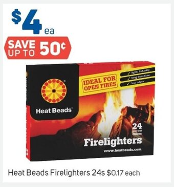 Foodland Heat Beads Firelighters 24s offer