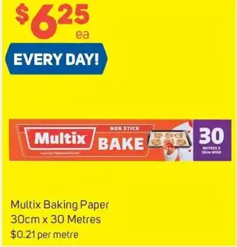 Foodland Multix Baking Paper 30cm x30 Metres offer