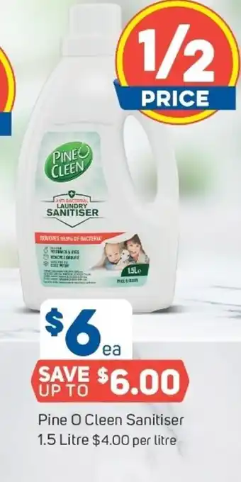 Foodland Pine O Clean Sanitiser 1.5 Litre offer