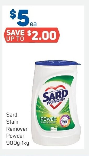 Foodland Sard Stain Remover Powder 900g-1kg offer
