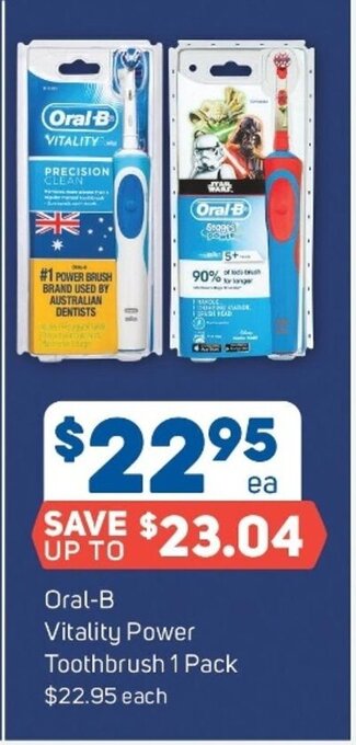 Foodland Oral-B Vitality Power Toothbrush 1 Pack offer