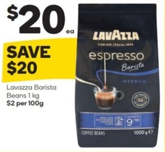 Woolworths Lavazza barista beans 1 kg offer