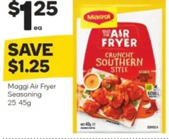 Woolworths Maggi air fryer seasoning 25 45g offer