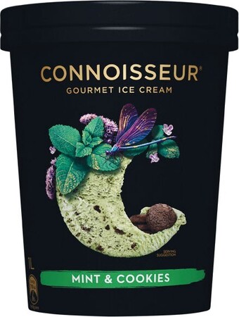 Woolworths Connoisseur ice cream tub 1 litre – from the freezer offer