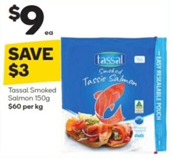 Woolworths Tassal smoked salmon 150g offer