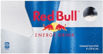 Woolworths Red bull energy drink 8 x 250ml offer