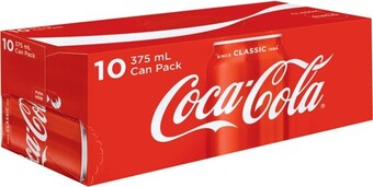 IGA Coca-cola, sprite or fanta 10x375ml selected varieties offer