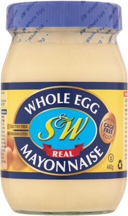 IGA S&w whole egg mayonnaise 440g selected varieties offer