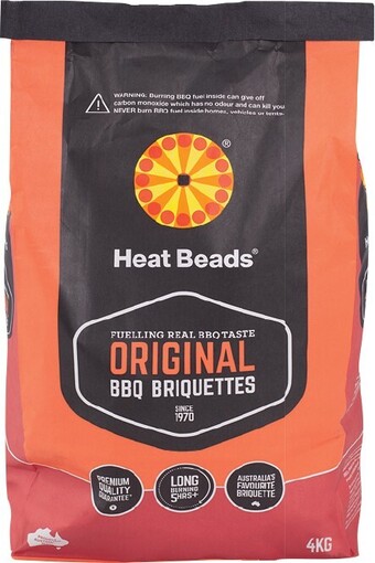 IGA Heat beads original bbq briquettes 4kg offer