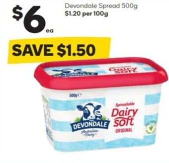 Woolworths Devondale spread 500g offer